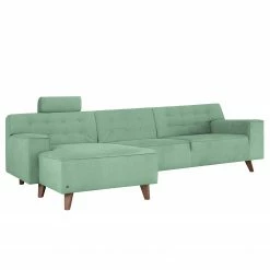 Tom Tailor Ecksofa Nordic Chic III Webstoff - Mintgrün - Longchair davorstehend links -WOHNZIMMERMÖBEL Verkäufe ecksofa nordic chic iii webstoff longchair davorstehend rechts mintgruen 4754324