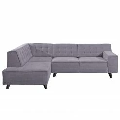 Tom Tailor Ecksofa Nordic Chic Webstoff - Flieder - Breite: 269 cm - Longchair davorstehend links -WOHNZIMMERMÖBEL Verkäufe ecksofa nordic chic webstoff longchair ottomane davorstehend links flieder 269 cm 3405349