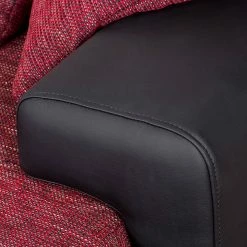 Fredriks Ecksofa Dulmen (mit Schlaffunktion) - Kunstleder/Strukturstoff - Longchair beidseitig montierbar - Schwarz / Rot 32 Fredriks Ecksofa Dulmen (mit Schlaffunktion) - Kunstleder/Strukturstoff - Longchair beidseitig montierbar - Schwarz / Rot -WOHNZIMMERMÖBEL Verkäufe ecksofa palma mit schlaffunktion kunstleder strukturstoff schwarz rot 1151002