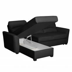 Modoform Ecksofa Parilla (mit Schlaffunktion) - Echtleder - Schwarz - Breite: 229 cm - Longchair davorstehend links 24 Modoform Ecksofa Parilla (mit Schlaffunktion) - Echtleder - Schwarz - Breite: 229 cm - Longchair davorstehend links -WOHNZIMMERMÖBEL Verkäufe ecksofa parilla mit schlaffunktion echtleder longchair davorstehend links schwarz 239 cm 4383156