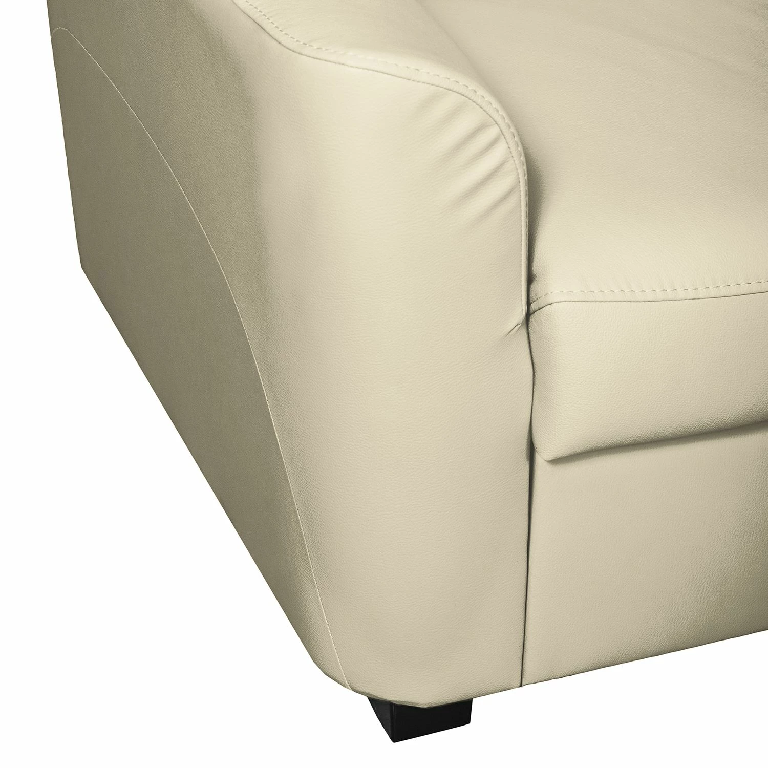 Ecksofa Parilla II - Kunstleder - Ecru - Longchair davorstehend rechts 13 Ecksofa Parilla II - Kunstleder - Ecru - Longchair davorstehend rechts – Bild 13