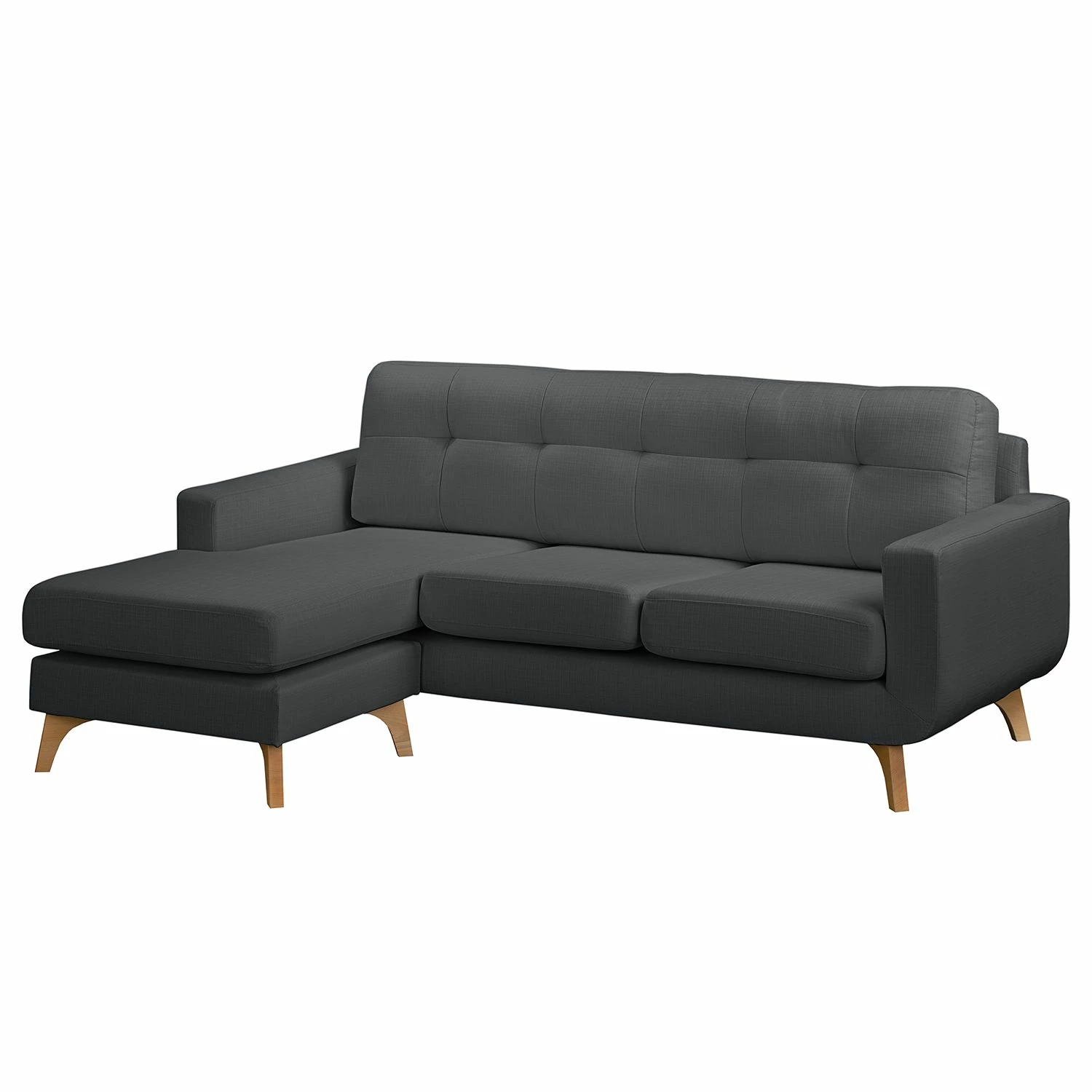 Mørteens Ecksofa Postville - Grau - Longchair davorstehend links 1 Mørteens Ecksofa Postville - Grau - Longchair davorstehend links