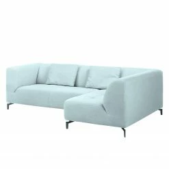 Fredriks Ecksofa Rosewood Webstoff - Pastellblau - Ottomane davorstehend rechts - Ohne Hocker -WOHNZIMMERMÖBEL Verkäufe ecksofa rosewood webstoff ottomane davorstehend rechts ohne hocker pastellblau 4639296