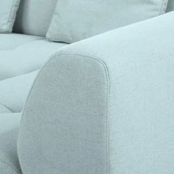 Fredriks Ecksofa Rosewood Webstoff - Pastellblau - Ottomane davorstehend rechts - Ohne Hocker -WOHNZIMMERMÖBEL Verkäufe ecksofa rosewood webstoff ottomane davorstehend rechts ohne hocker pastellblau 4639320