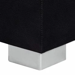 Fredriks Ecksofa Sibenik - Kunstleder / Strukturstoff Schwarz / Grau - Longchair davorstehend rechts - Ohne Hocker -WOHNZIMMERMÖBEL Verkäufe ecksofa sibenik kunstleder schwarz strukturstoff schwarz grau ottomane davorstehend rechts 399237