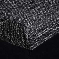 Fredriks Ecksofa Sibenik - Kunstleder / Strukturstoff Schwarz / Grau - Longchair davorstehend rechts - Ohne Hocker -WOHNZIMMERMÖBEL Verkäufe ecksofa sibenik kunstleder schwarz strukturstoff schwarz grau ottomane davorstehend rechts 399242