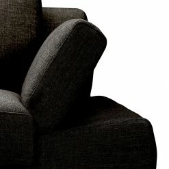 Loftscape Ecksofa Silvano - Webstoff Braun-Schwarz - Longchair davorstehend links - mit 1 Kopfstütze -WOHNZIMMERMÖBEL Verkäufe ecksofa silvano webstoff braun schwarz longchair davorstehend links 514189