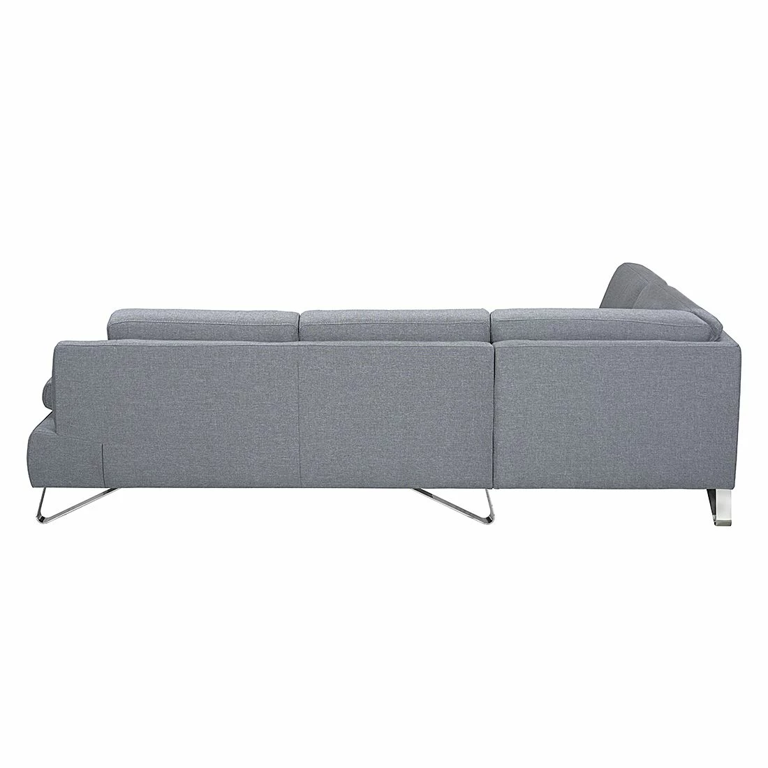 Loftscape Ecksofa Silvano I Webstoff - Grau - Longchair davorstehend links - Ohne Kopfstütze 4 Loftscape Ecksofa Silvano I Webstoff - Grau - Longchair davorstehend links - Ohne Kopfstütze – Bild 4
