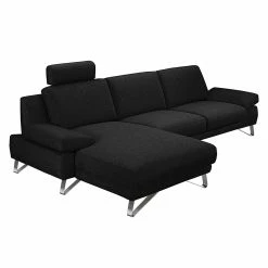 Loftscape Ecksofa Silvano - Webstoff Schwarz - Longchair davorstehend links - ohne Kopfstütze 16 Loftscape Ecksofa Silvano - Webstoff Schwarz - Longchair davorstehend links - ohne Kopfstütze -WOHNZIMMERMÖBEL Verkäufe ecksofa silvano webstoff schwarz longchair davorstehend links 514175