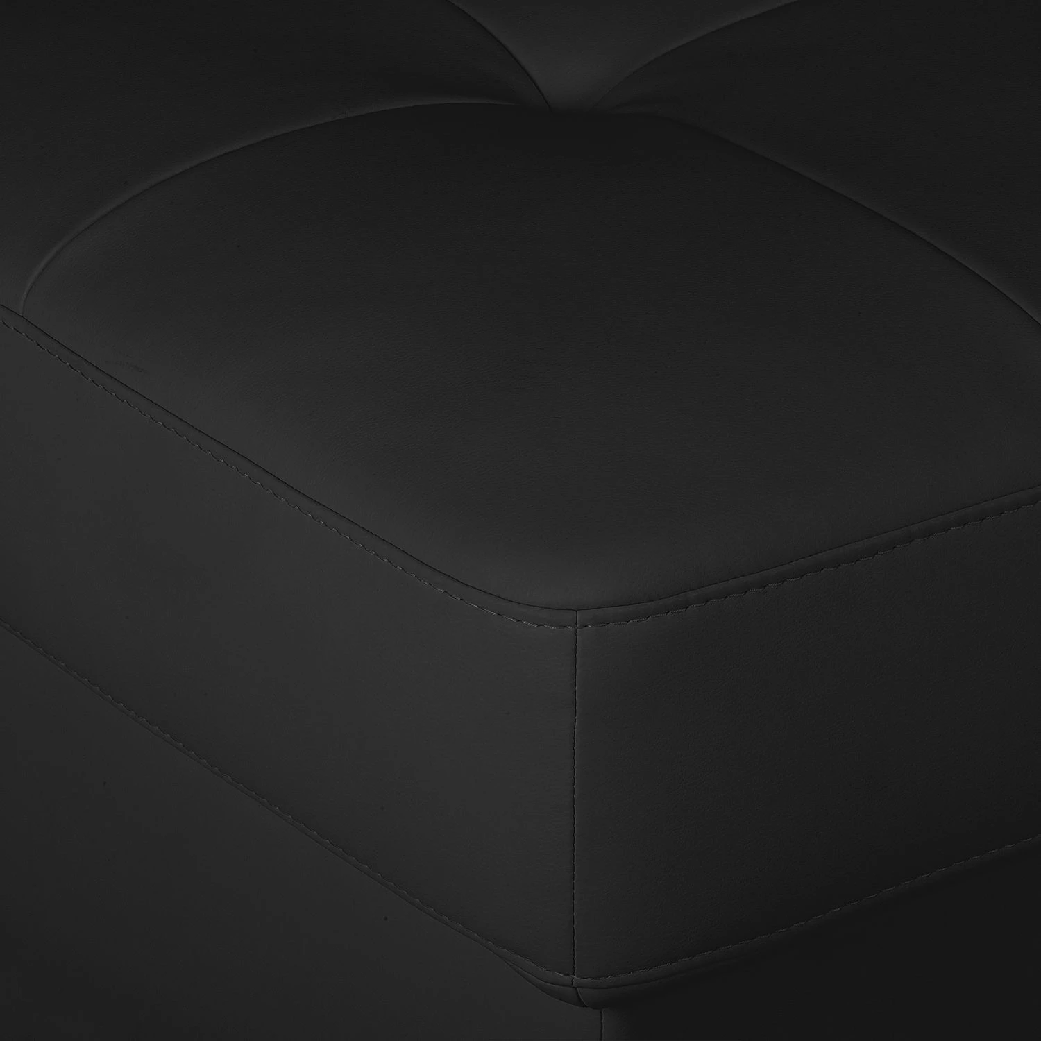 Loftscape Ecksofa Tuja Kunstleder - Schwarz - Longchair davorstehend links 17 Loftscape Ecksofa Tuja Kunstleder - Schwarz - Longchair davorstehend links – Bild 17