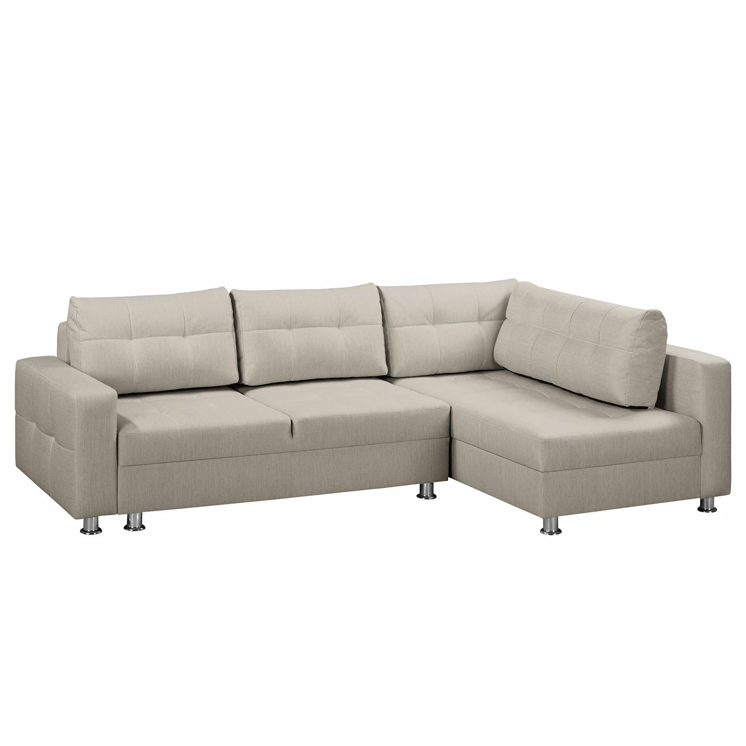 Fredriks Ecksofa Upwell (mit Schlaffunktion) - Strukturstoff 1 Fredriks Ecksofa Upwell (mit Schlaffunktion) - Strukturstoff
