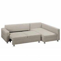 Fredriks Ecksofa Upwell (mit Schlaffunktion) - Strukturstoff 19 Fredriks Ecksofa Upwell (mit Schlaffunktion) - Strukturstoff -WOHNZIMMERMÖBEL Verkäufe ecksofa upwell mit schlaffunktion strukturstoff ottomane davorstehend rechts kies 5050844