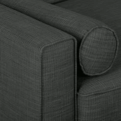 Mørteens Ecksofa Viona I Webstoff - Stoff Meda: Anthrazit - Longchair davorstehend links -WOHNZIMMERMÖBEL Verkäufe ecksofa viona i webstoff longchair ottomane davorstehend links anthrazit 2678966