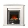 Montreux Elektro-Eckkamin Louisiana - Weiß