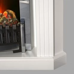 Montreux Elektro-Eckkamin Louisiana - Weiß -WOHNZIMMERMÖBEL Verkäufe elektroeckkamin louisiana weiss 4169544