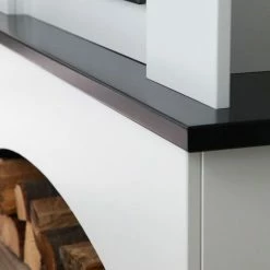 Montreux Elektrokamin Calabria - BrilliantWeiß/Schwarz -WOHNZIMMERMÖBEL Verkäufe elektrokamin calabria brilliantweiss schwarz 1923630