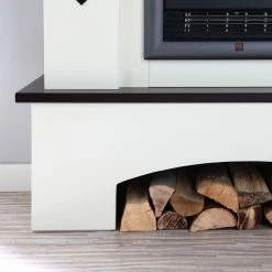 Montreux Elektrokamin Calabria - Cremeweiß/Havannabraun -WOHNZIMMERMÖBEL Verkäufe elektrokamin calabria cremeweiss havannabraun 1923614