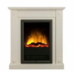 Montreux Elektrokamin Götte - Weiß -WOHNZIMMERMÖBEL Verkäufe elektrokamin goette brillantweiss lackiert 1923302