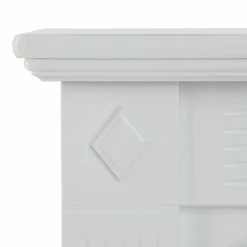 Montreux Elektrokamin Götte - Weiß -WOHNZIMMERMÖBEL Verkäufe elektrokamin goette brillantweiss lackiert 1923310