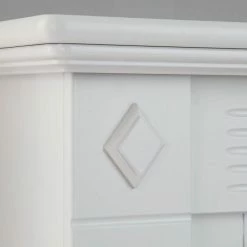 Montreux Elektrokamin Götte - Weiß -WOHNZIMMERMÖBEL Verkäufe elektrokamin goette brillantweiss lackiert 1923314