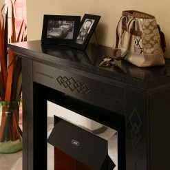 Montreux Elektrokamin Missouri - Schwarz/Grau marmoriert -WOHNZIMMERMÖBEL Verkäufe elektrokamin missouri schwarz grau marmoriert 4168888