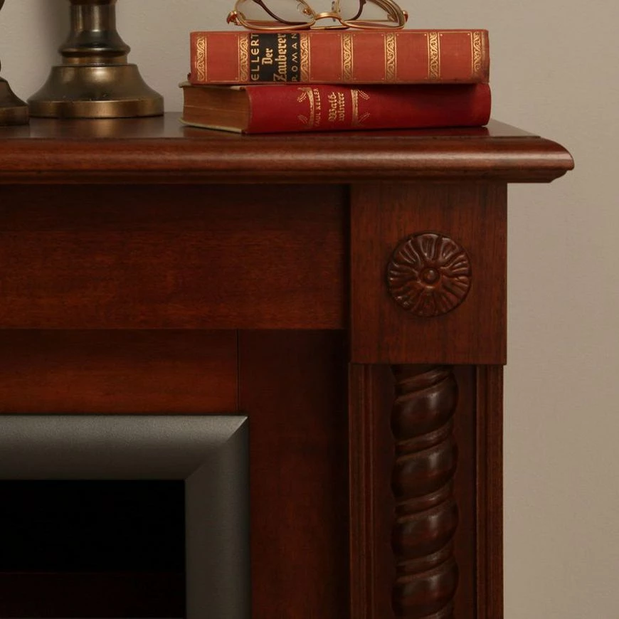 Montreux Elektrokamin Mode - Nußbaum antik 11 Montreux Elektrokamin Mode - Nußbaum antik – Bild 11