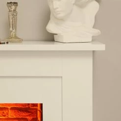 Montreux Elektrokamin Suares - Weiß -WOHNZIMMERMÖBEL Verkäufe elektrokamin suares weiss 3476261