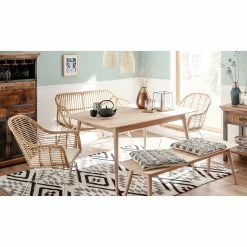 Ars manufacti Konsolentisch Hunter - Mango massiv / Metall - Mango / Blaugrau -WOHNZIMMERMÖBEL Verkäufe esstisch finsby i buche massiv 140 x 90 cm 4763048