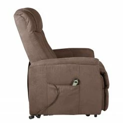 Duo Collection Fernsehsessel Juist Microfaser Braun - Elektrisch verstellbar: 1 Motor mit Kabel -WOHNZIMMERMÖBEL Verkäufe fernsehsessel juist microfaser braun einmotorige verstellung mit aufstehhilfe 4060920