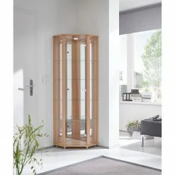 Fredriks Eckvitrine Amalia I - Inkl. Beleuchtung - Buche Dekor 10 Fredriks Eckvitrine Amalia I - Inkl. Beleuchtung - Buche Dekor -WOHNZIMMERMÖBEL Verkäufe fif vitrinen led 18 05 2017 4922060