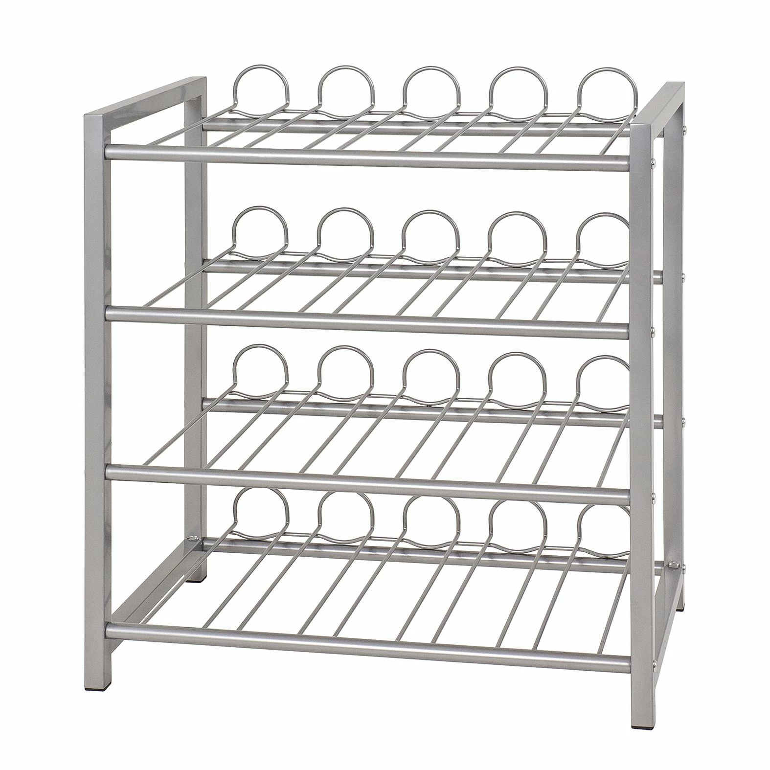 Home Design Flaschenregal Dundalk 1,5l - Alufarbig 1 Home Design Flaschenregal Dundalk 1,5l - Alufarbig