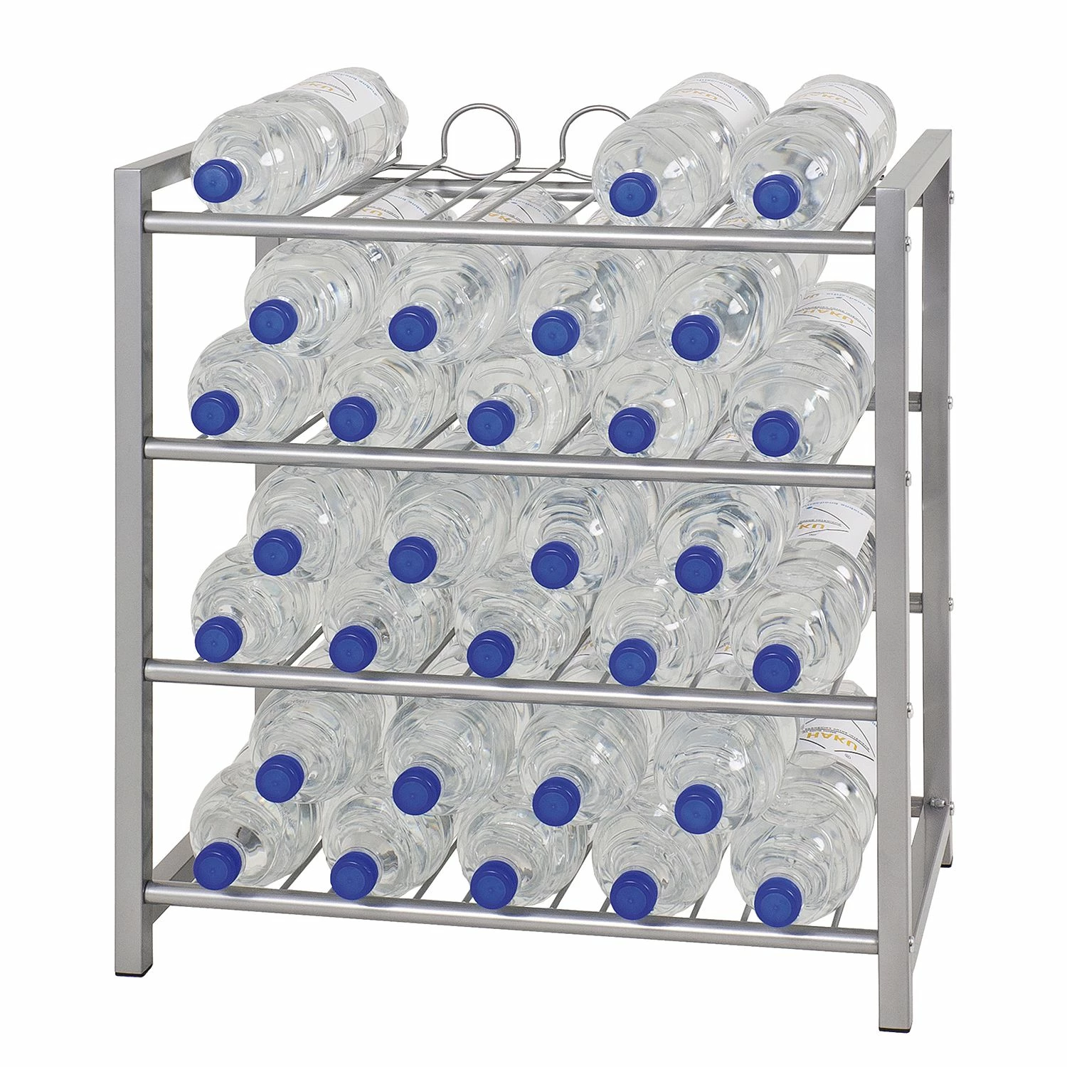 Home Design Flaschenregal Dundalk 1,5l - Alufarbig 2 Home Design Flaschenregal Dundalk 1,5l - Alufarbig – Bild 2