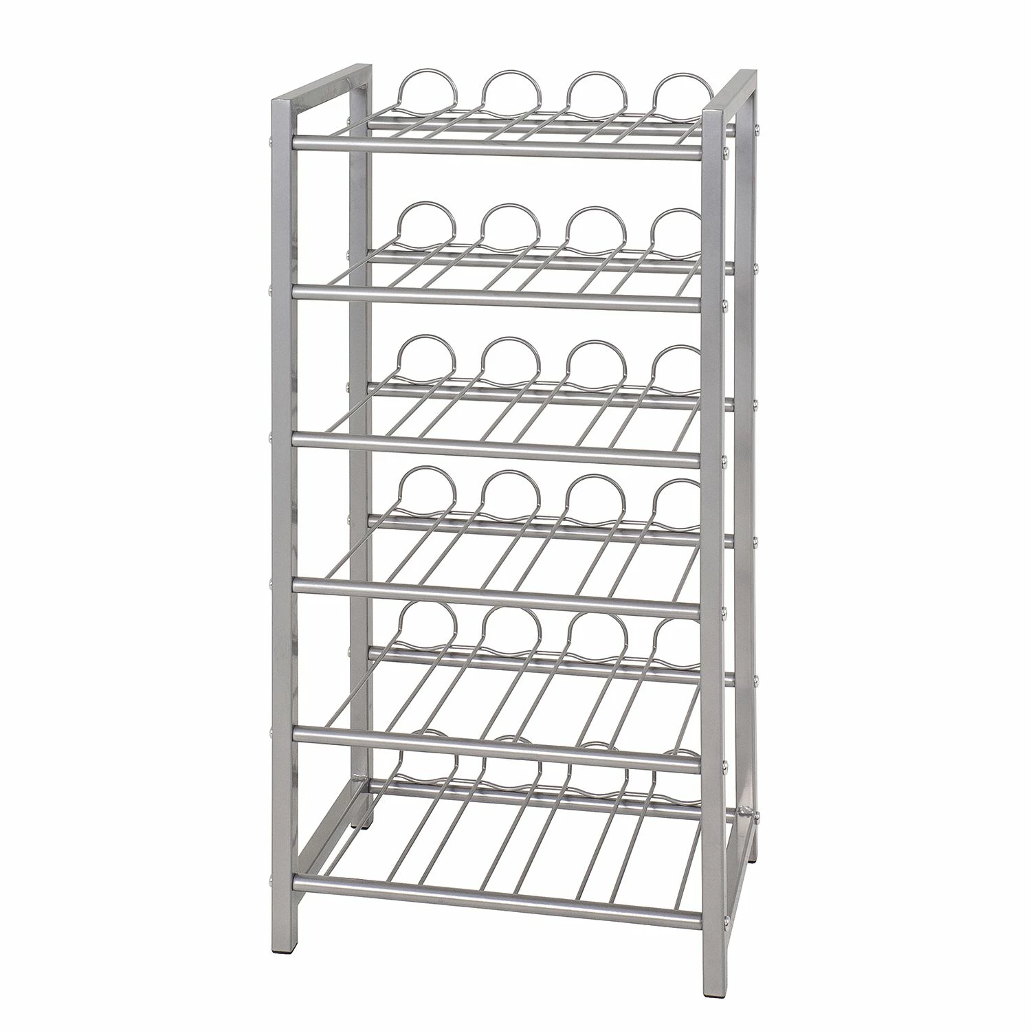 Home Design Flaschenregal Dundalk 0,5l II - Alufarbig 1 Home Design Flaschenregal Dundalk 0,5l II - Alufarbig