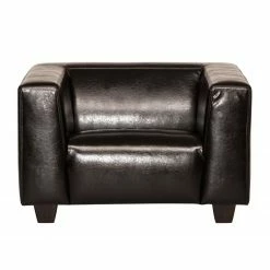 Maison Belfort Garnitur Nespolo (3-2-1) - Kunstleder - Dunkelbraun -WOHNZIMMERMÖBEL Verkäufe garnitur nespolo 3 2 1 bycast echtleder dunkelbraun 4576892