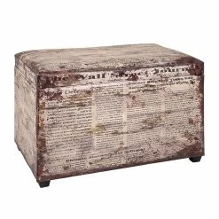 Home Design Sitztruhe Rupert Vintage - Kunstleder