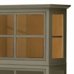 Maison Belfort Highboard Azjana - Granit / Pinie Honig -WOHNZIMMERMÖBEL Verkäufe highboard azjana pinie teilmassiv 3394621