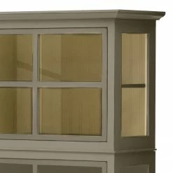 Maison Belfort Highboard Azjana - Granit / Pinie Creme -WOHNZIMMERMÖBEL Verkäufe highboard azjana pinie teilmassiv 3394657