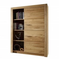 Naturoo Wohnwand Floriano III (4-teilig) - Asteiche / Asteiche Dekor -WOHNZIMMERMÖBEL Verkäufe hochkommode floriano inkl beleuchtung asteiche asteiche dekor 4933768 1