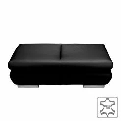 Fredriks Hocker Masca - Echtleder Schwarz