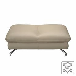 Loftscape Hocker Sharon - Echtleder Beige