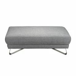Loftscape Hocker Silvano - Webstoff Grau