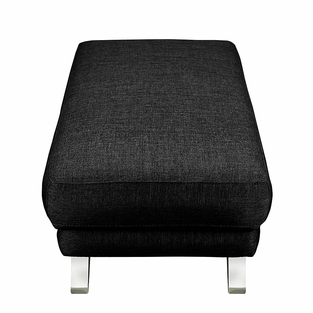 Loftscape Hocker Silvano - Webstoff Schwarz 2 Loftscape Hocker Silvano - Webstoff Schwarz – Bild 2