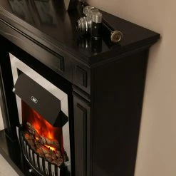 Montreux Elektrokamin Houston - Schwarz-Grau marmoriert -WOHNZIMMERMÖBEL Verkäufe houston elektrokamin schwarz grau marmoriert 4168484