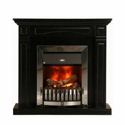 Montreux Elektrokamin Houston - Schwarz-Grau marmoriert -WOHNZIMMERMÖBEL Verkäufe houston elektrokamin schwarz grau marmoriert 4168520