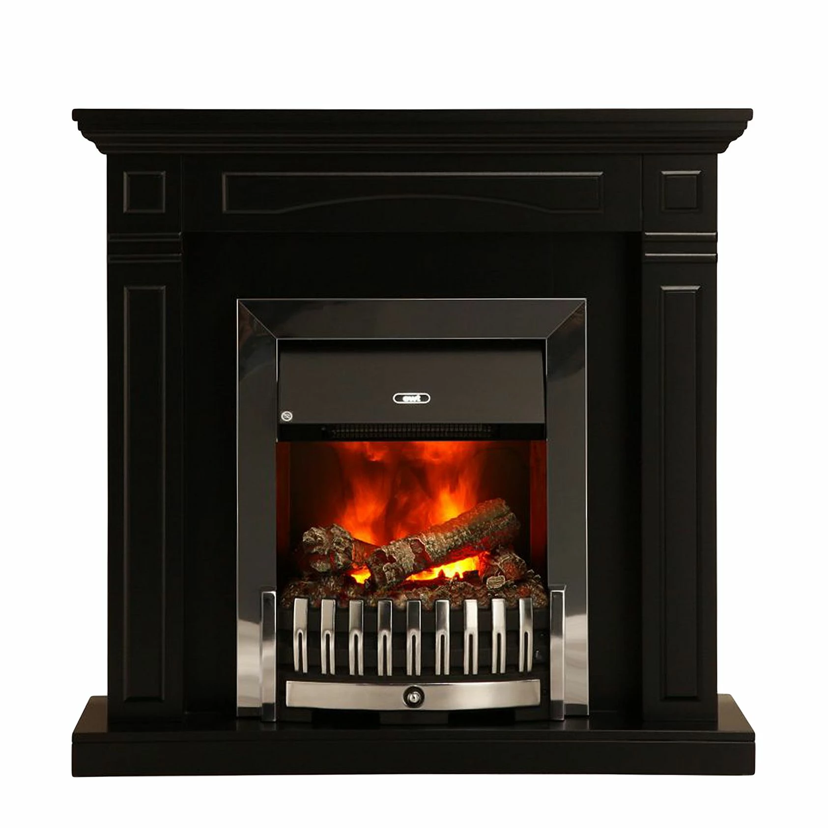 Montreux Elektrokamin Houston - Schwarz seidenmatt 3 Montreux Elektrokamin Houston - Schwarz seidenmatt – Bild 3