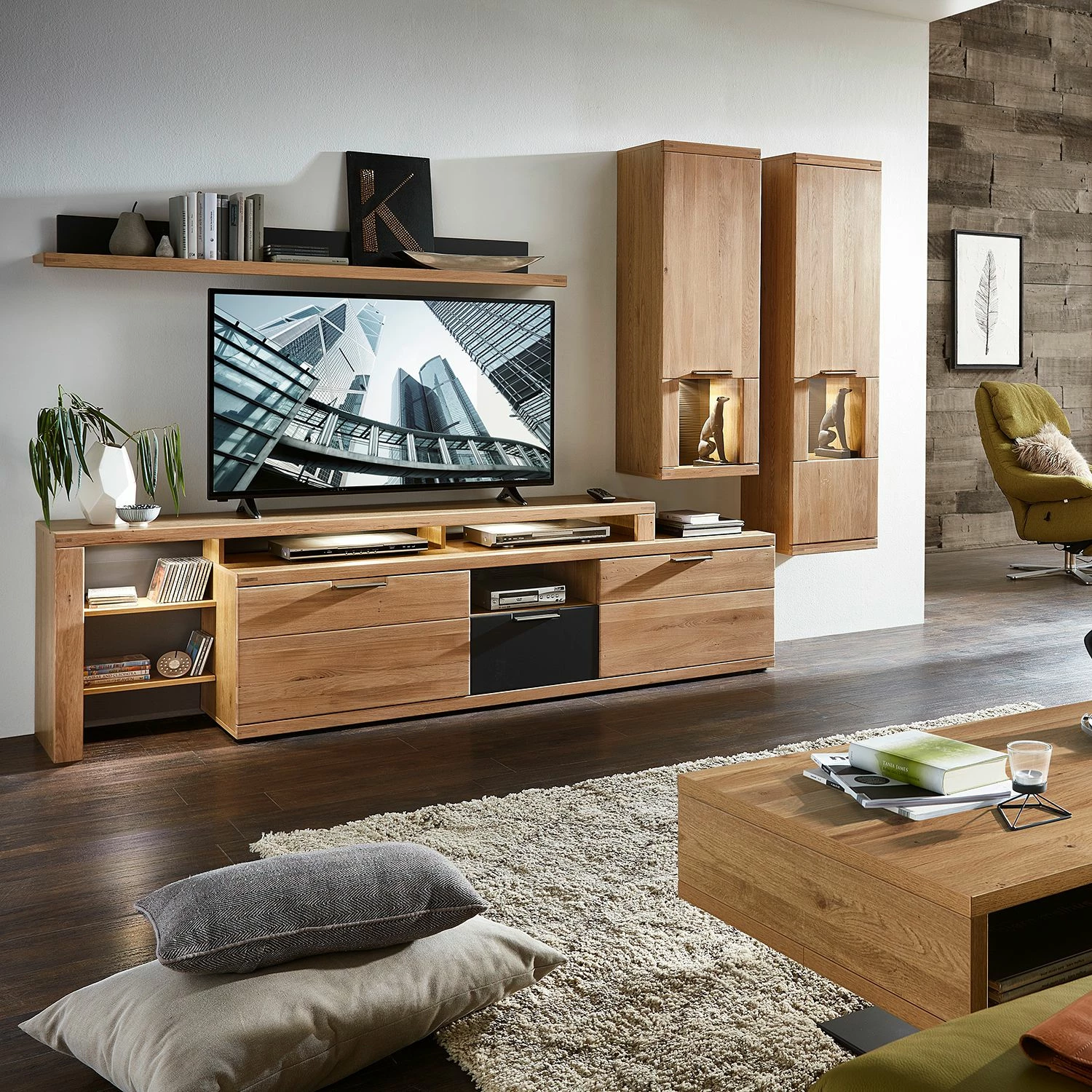 Naturoo TV-Lowboard Macoun II - Wildeiche teilmassiv 2 Naturoo TV-Lowboard Macoun II - Wildeiche teilmassiv – Bild 2