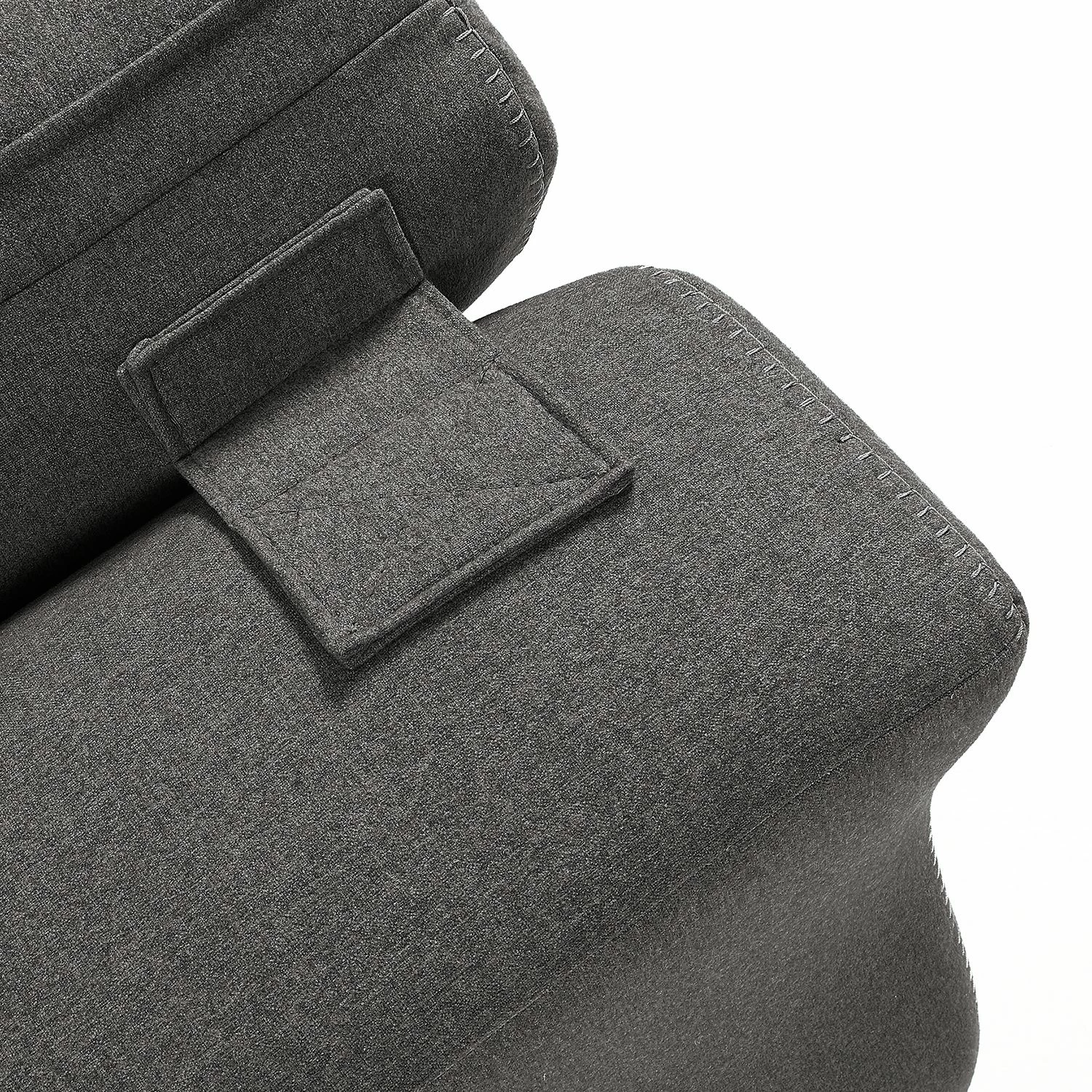 Fredriks Sessel Coppull Webstoff - Grau 8 Fredriks Sessel Coppull Webstoff - Grau – Bild 8