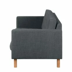 Mørteens Sofa Grums II (3-Sitzer) Webstoff - Anthrazit -WOHNZIMMERMÖBEL Verkäufe karlstad 3er jazz anthracite67 514261