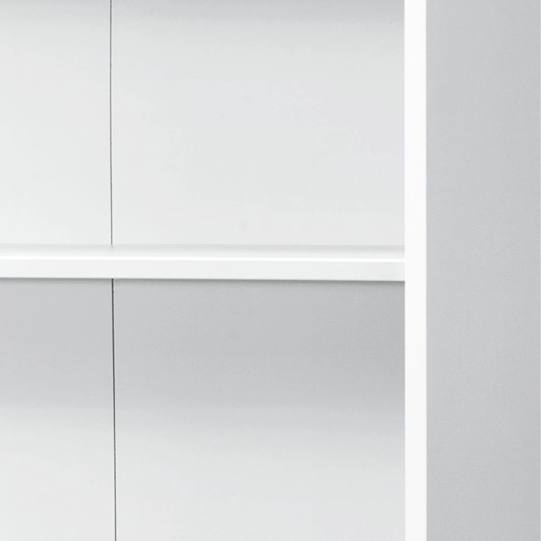 Kombiregal Merit - Alpinweiß / Hochglanz Grau 3 Kombiregal Merit - Alpinweiß / Hochglanz Grau – Bild 3