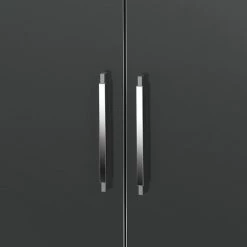 Kombiregal Merit - Alpinweiß / Hochglanz Grau 7 Kombiregal Merit - Alpinweiß / Hochglanz Grau -WOHNZIMMERMÖBEL Verkäufe kombiregal merit weiss hochglanz grau 347766